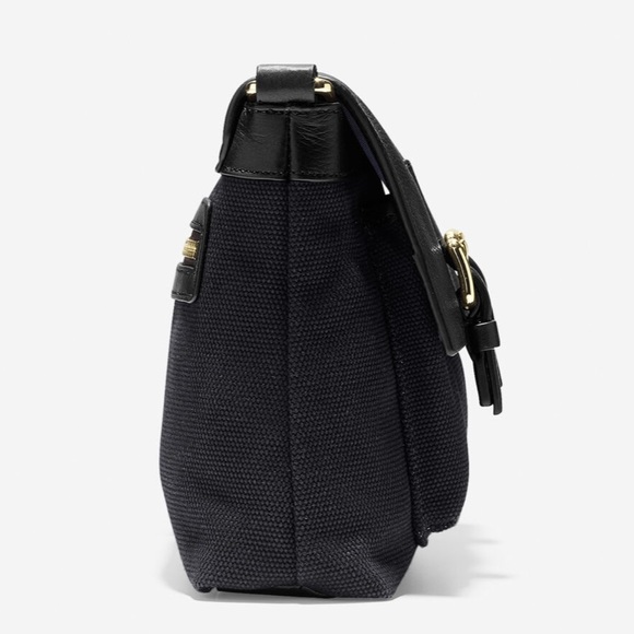 Cole Haan Bowdin Black Flap Crossbody - Picture 4 of 6